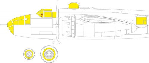 Eduard B-25J glazed nose 1/48 HKM 1:48 (EX925)