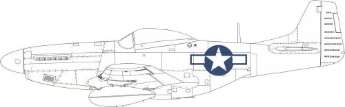 Eduard P-51D national insignia 1/48 EDUARD 1:48 (EX954)