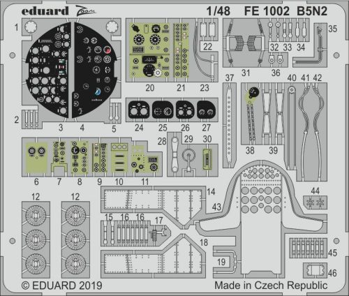 Eduard B5N2 for Hasegawa 1:48 (FE1002)