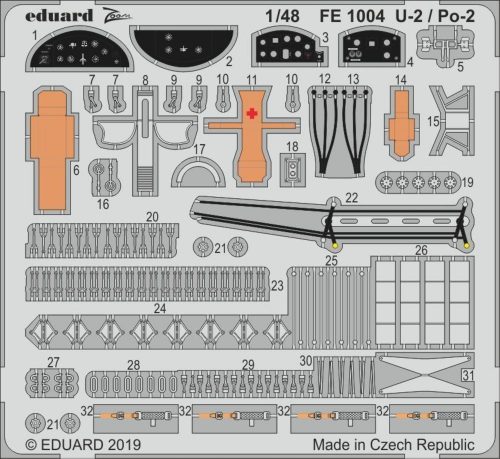 Eduard U-2 / Po-2 for ICM 1:48 (FE1004)