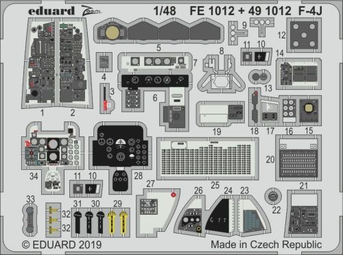 Eduard F-4J for Academy 1:48 (FE1012)