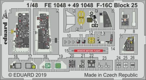 Eduard F-16C Block 25 for Tamiya 1:48 (FE1048)