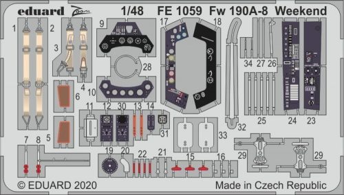 Eduard Fw 190A-8 Weekend for Eduard 1:48 (FE1059)