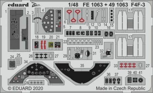 Eduard F4F-3 for Hobby Boss 1:48 (FE1063)