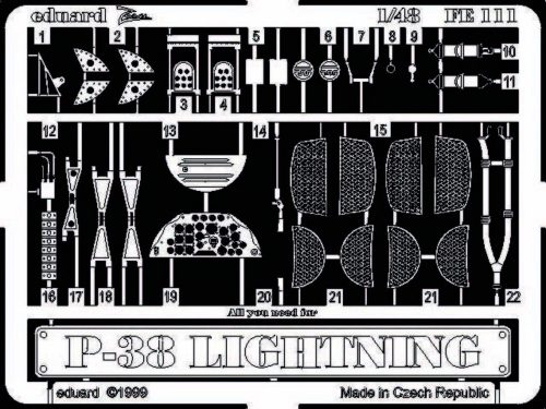 Eduard P-38 Lightning 1:48 (FE111)