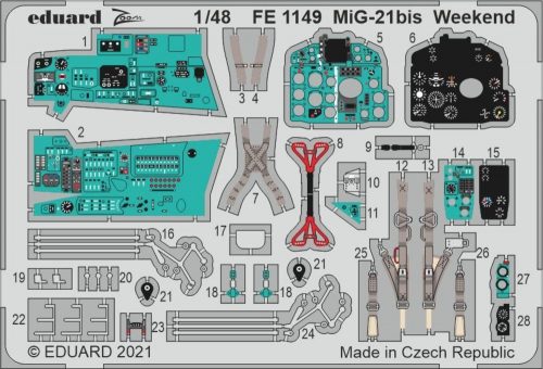 Eduard MiG-21bis Weekend 1/48 for EDUARD 1:48 (FE1149)