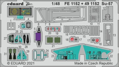 Eduard Su-57 1/48 for ZVEZDA 1:48 (FE1152)