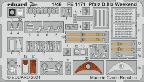 Eduard Pfalz D.IIIa Weekend 1/48 for EDUARD 1:48 (FE1171)