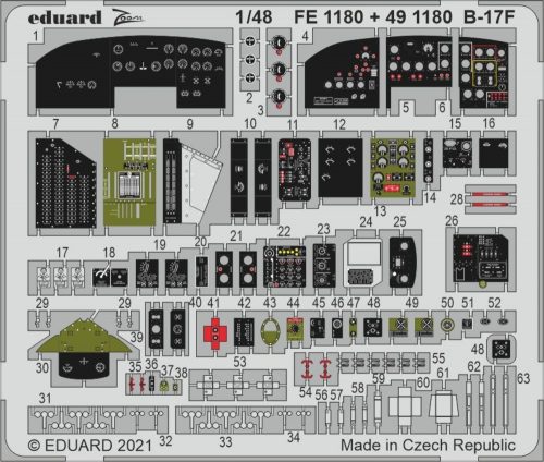 Eduard B-17F for HKM 1:48 (FE1180)