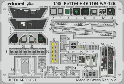 Eduard F/A-18E 1/48 for MENG 1:48 (FE1194)