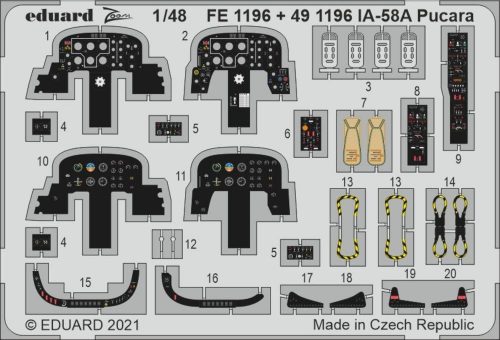 Eduard IA-58A Pucara 1/48 for KINETIC 1:48 (FE1196)