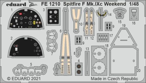 Eduard Spitfire F Mk.IXc Weekend 1/48 for EDUARD 1:48 (FE1210)