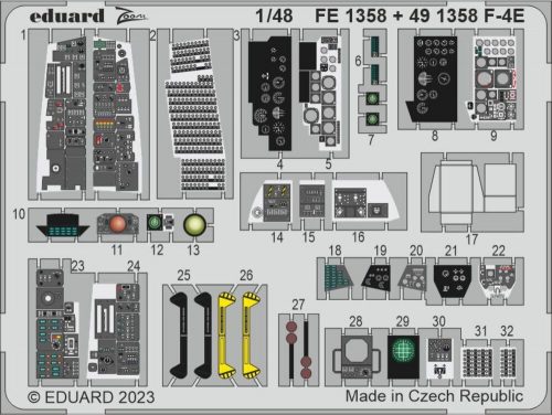 Eduard F-4E 1/48 MENG 1:48 (FE1358)