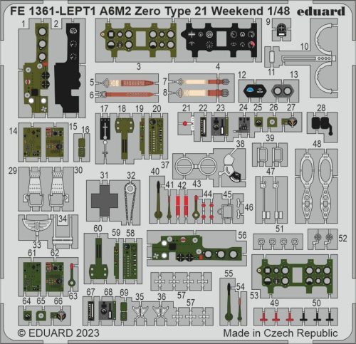 Eduard A6M2 Zero Type 21 Weekend 1/48 EDUARD 1:48 (FE1361)