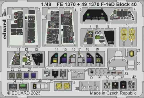 Eduard F-16D Block 40 1/48 KINETIC 1:48 (FE1370)