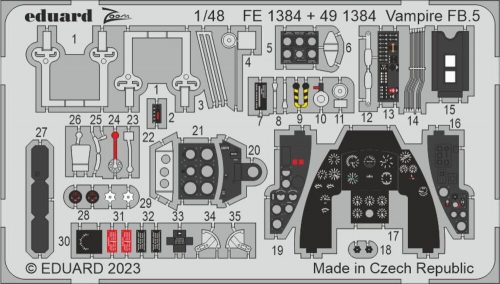 Eduard Vampire FB.5 1/48 AIRFIX 1/48 (FE1384)