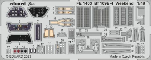 Eduard Bf 109E-4 Weekend (FE1403)