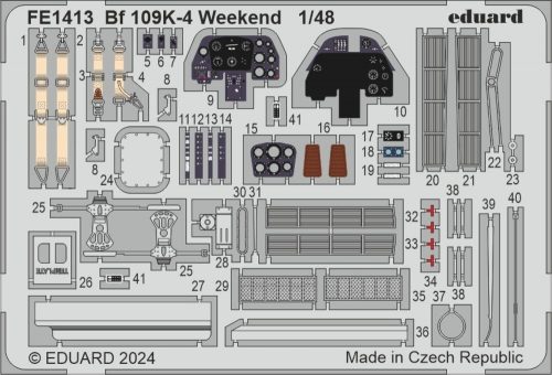 Eduard Bf 109K-4 Weekend (FE1413)