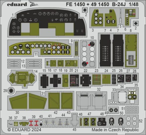 Eduard B-24J HOBBY BOSS 1:48 (FE1450)