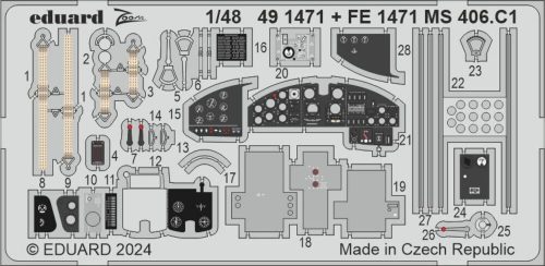 Eduard MS 406.C1 1:48 (FE1471)