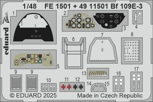 Eduard Bf 109E-3  HOBBY BOSS 1:48 (FE1501)