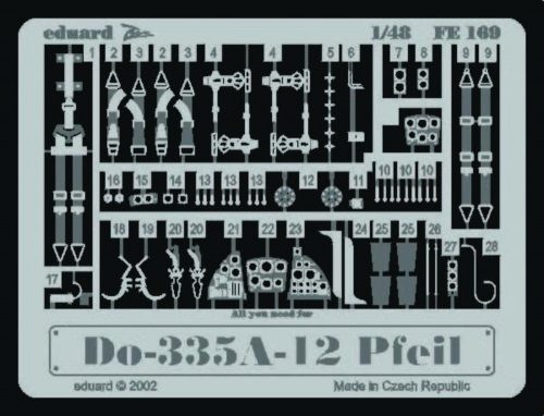 Eduard Dornier Do 335A-12 Pfeil 1:48 (FE169)