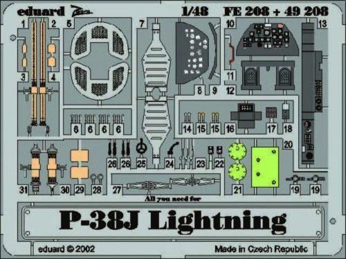 Eduard P-38J Lighting 1:48 (FE208)