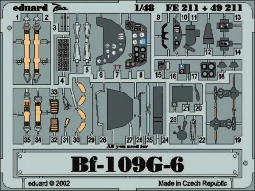 Eduard Bf-109-G-6 1:48 (FE211)