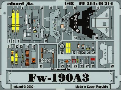 Eduard Fw 190A-3 1:48 (FE214)