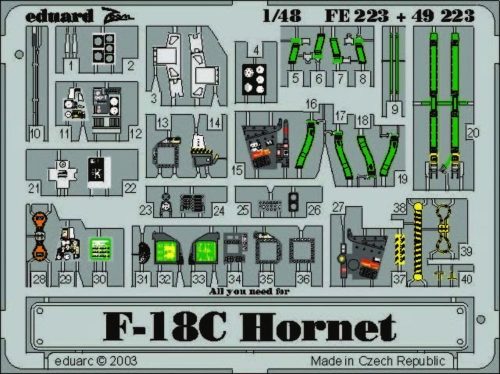 Eduard F-18C Hornet 1:48 (FE223)