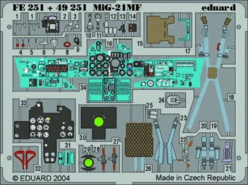 Eduard MiG-21MF 1:48 (FE251)