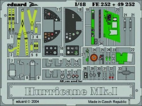 Eduard Hurricane Mk.I 1:48 (FE252)