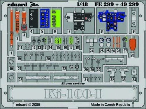 Eduard Ki-100 I 1:48 (FE299)