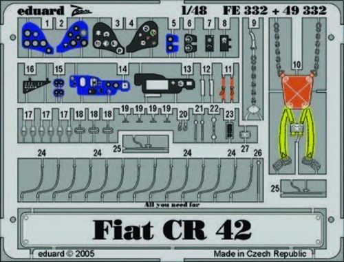 Eduard Fiat CR 42 1:48 (FE332)