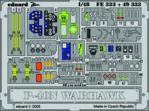 Eduard P-40N Warhawk 1:48 (FE333)