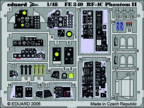 Eduard RF-4C Phantom II Für Hasegawa Bausatz 1:48 (FE340)