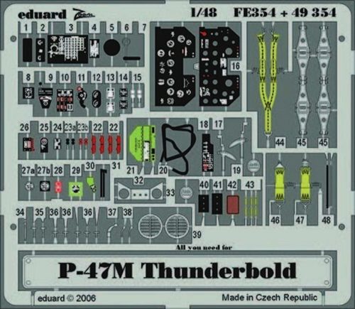 Eduard P-47M Thunderbolt Für Tamiya Bausatz. 1:48 (FE354)