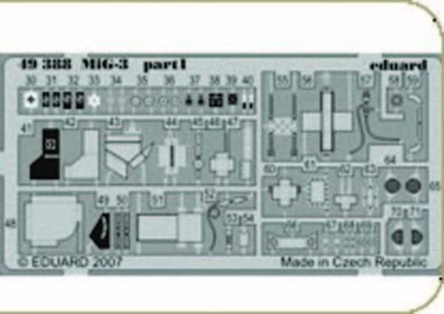 Eduard MiG-3 für Trumpeter Bausatz 1:48 (FE388)
