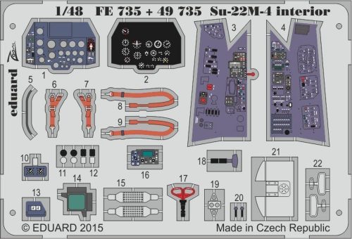 Eduard Su-22M-4 interior for Smer 1:48 (FE735)