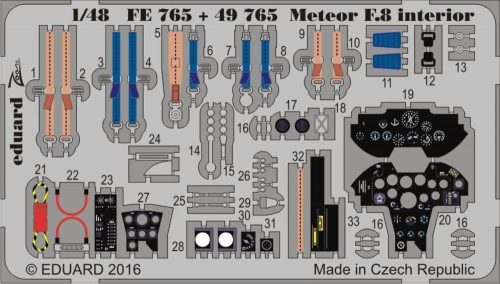 Eduard Meteor F.8 for Airfix 1:48 (FE765)