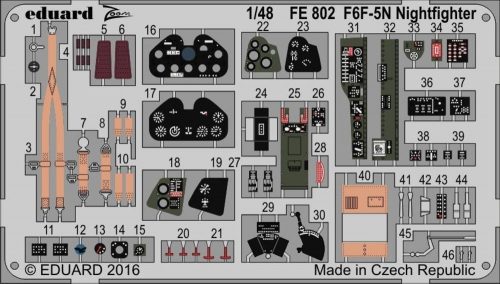 Eduard F6F-5N Nightfighter for Eduard 1:48 (FE802)