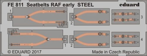 Eduard Seatbelts RAF early STEEL 1:48 (FE811)