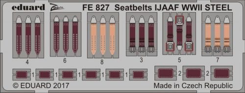 Eduard Seatbelts IJAAF WWII STEEL 1:48 (FE827)