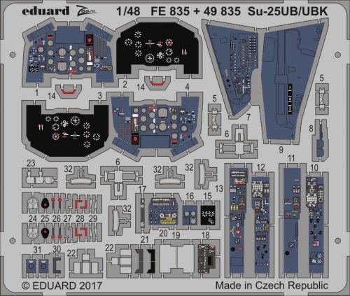 Eduard Su-25UB/UBK for SMER 1:48 (FE835)