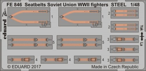 Eduard Seatbelts Soviet Union WW2 fighters STEE 1:48 (FE846)