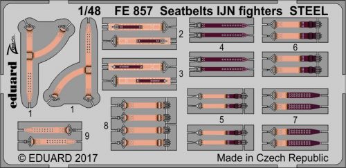 Eduard Seatbelts IJN fighters STEEL 1:48 (FE857)