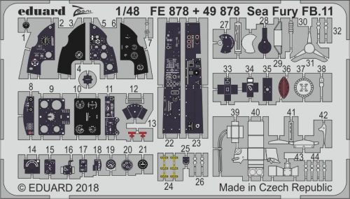 Eduard Sea Fury FB.11 for Airfix 1:48 (FE878)