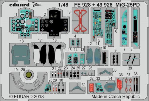 Eduard MiG-25PD for ICM 1:48 (FE928)