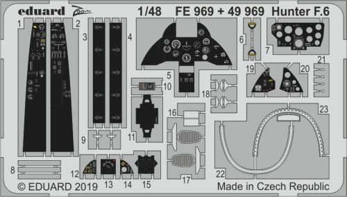 Eduard Hunter F.6 for Airfix 1:48 (FE969)