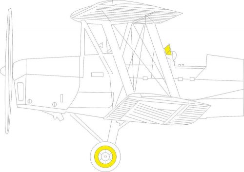 Eduard DH. 82A Tiger Moth 1/32 for ICM 1:32 (JX273)